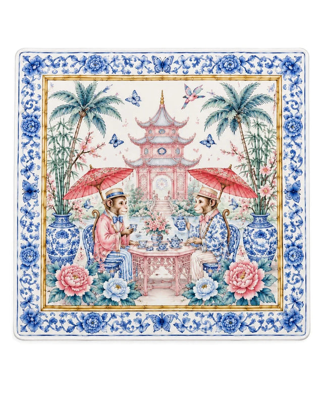 Blue Porcelain Mat