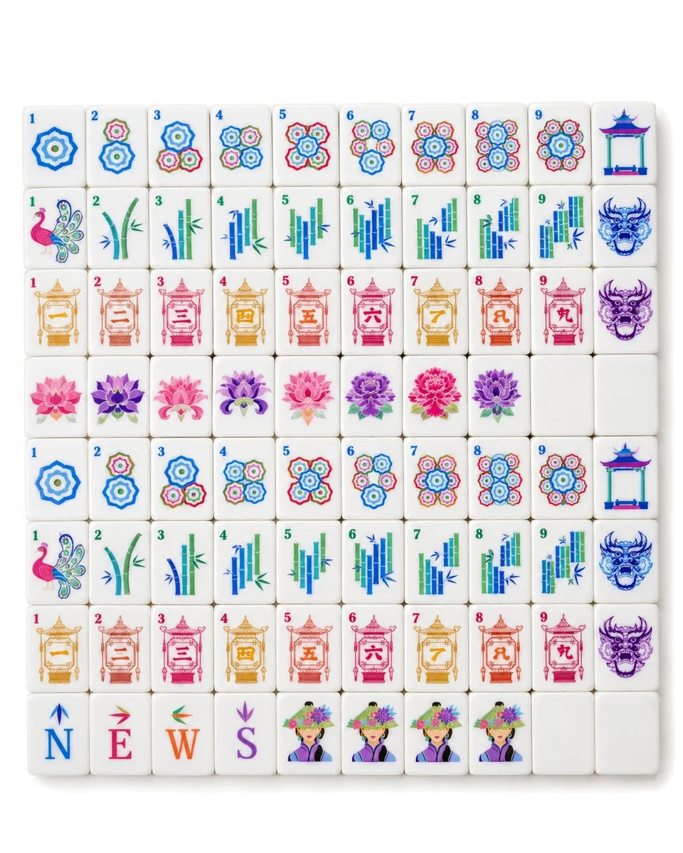 Olive & Porcelain Mahjong Set – photo 3