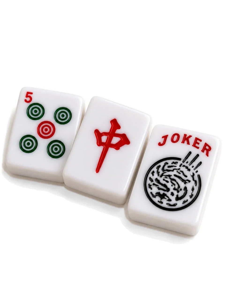 Classic White Mahjong Set – photo 4
