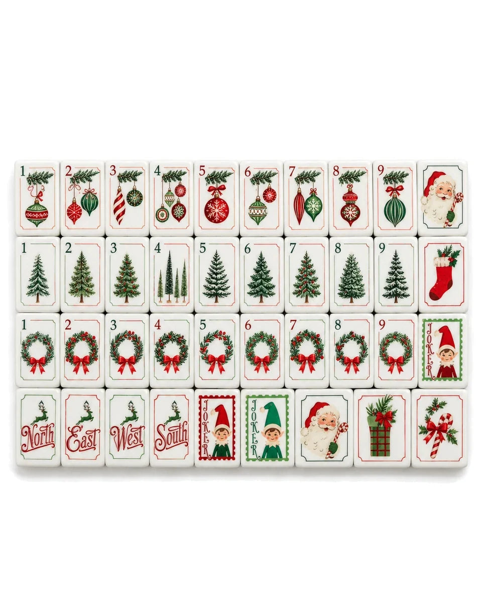 Evergreen Santa Mahjong Set – photo 3