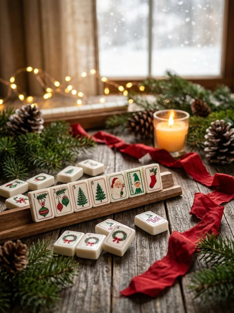 Evergreen Santa Mahjong Set – photo 2
