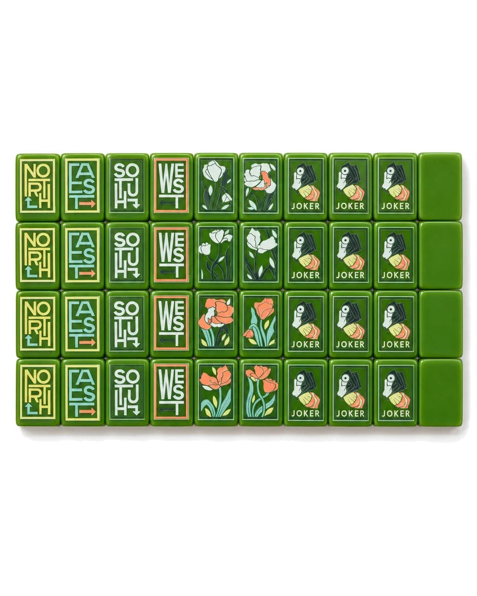 Coral & Jade Mahjong Set – photo 3