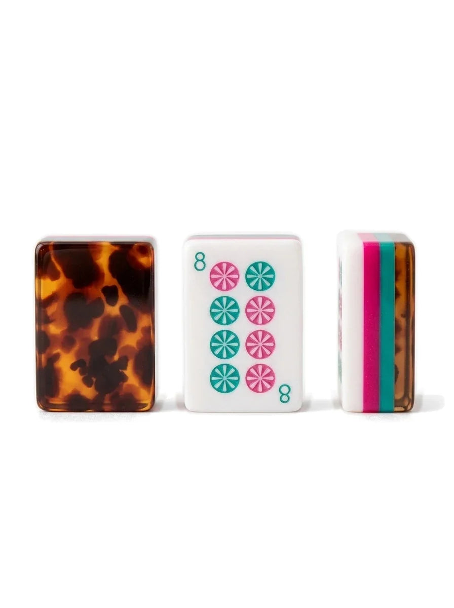 Amber Tortoise Mahjong Set