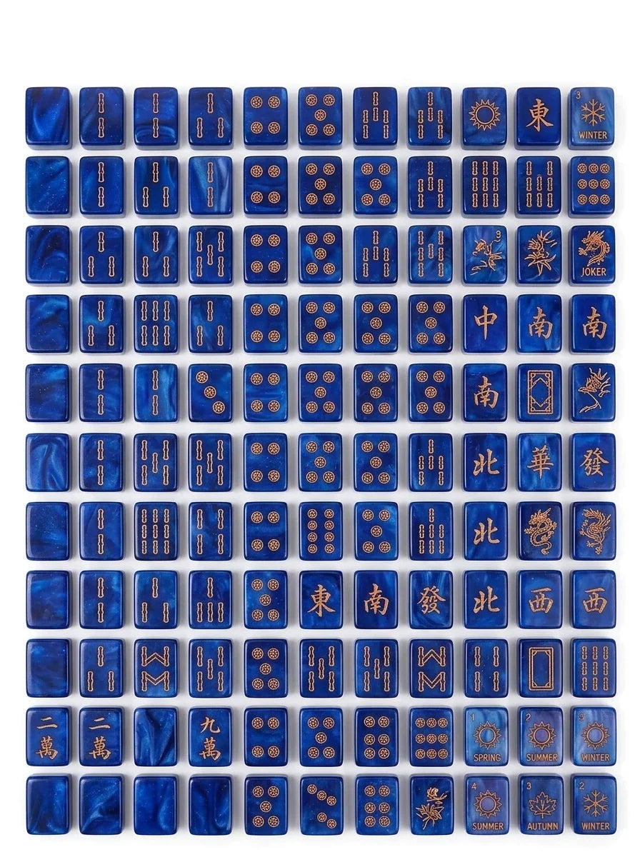 Midnight Marble Mahjong Set – photo 3