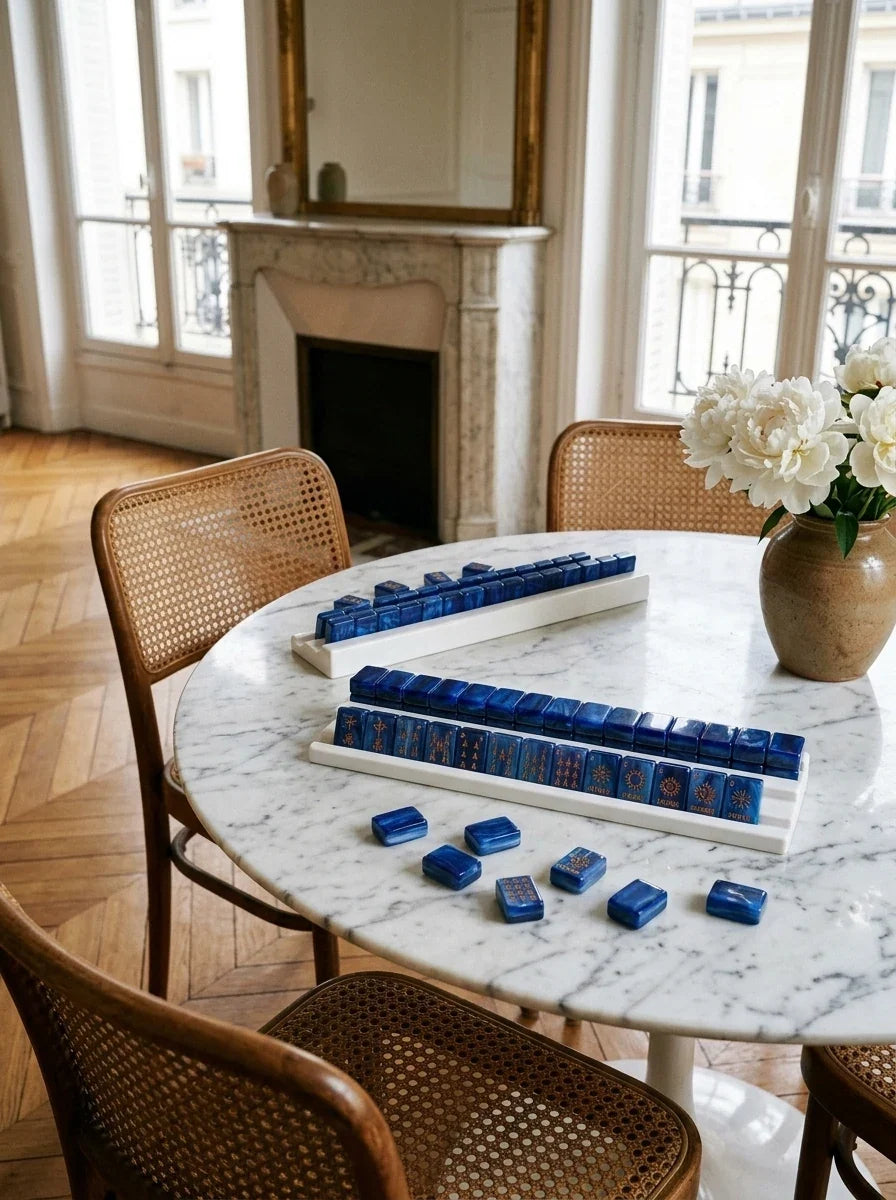 Midnight Marble Mahjong Set – photo 2