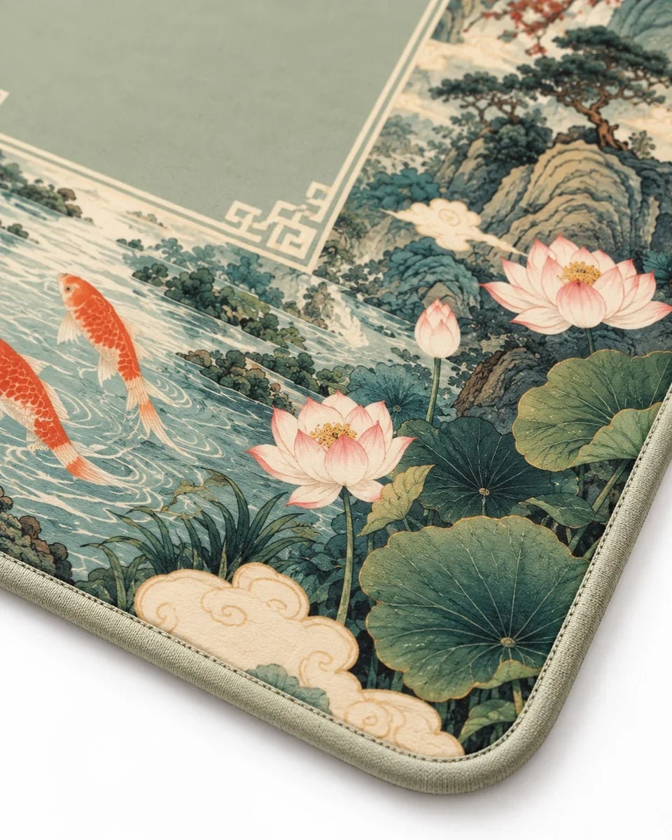 Koi & Lotus Mat – photo 4