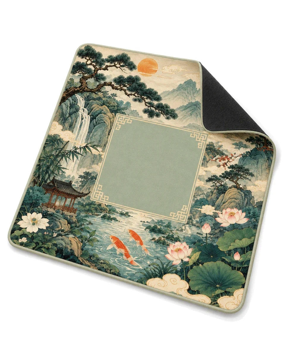 Koi & Lotus Mat – photo 5