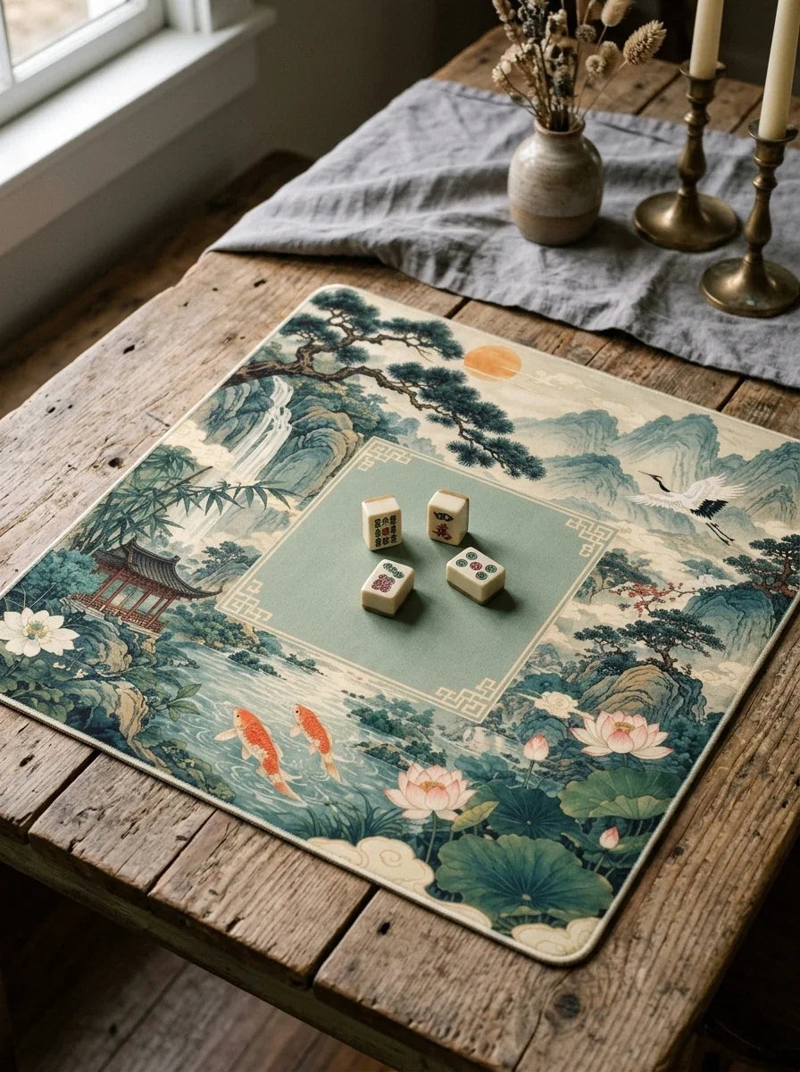 Koi & Lotus Mat – photo 2