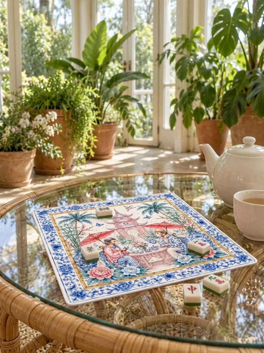 Blue Porcelain Mat – photo 2
